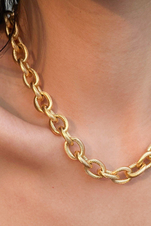 18k Chain Necklace sold by A Velvet Window