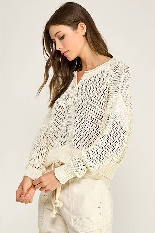 Open Knit Sweater sold by A Velvet Window