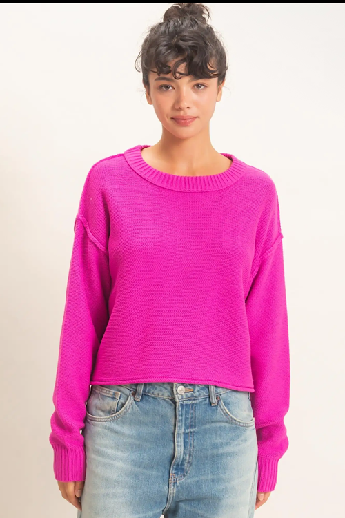 Exposed Seam Sweater