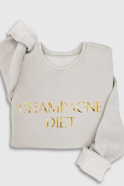 Champagne Diet Sweatshirt