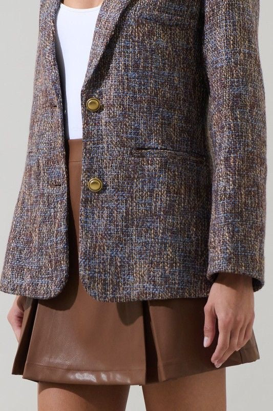 Multi Tweed Blazer sold by A Velvet Window