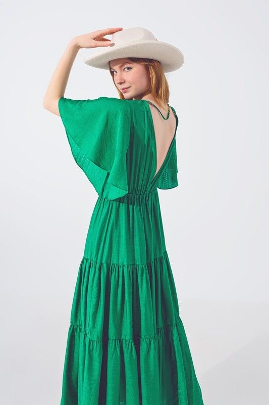 Flirty Kelly Green Dress sold by A Velvet Window