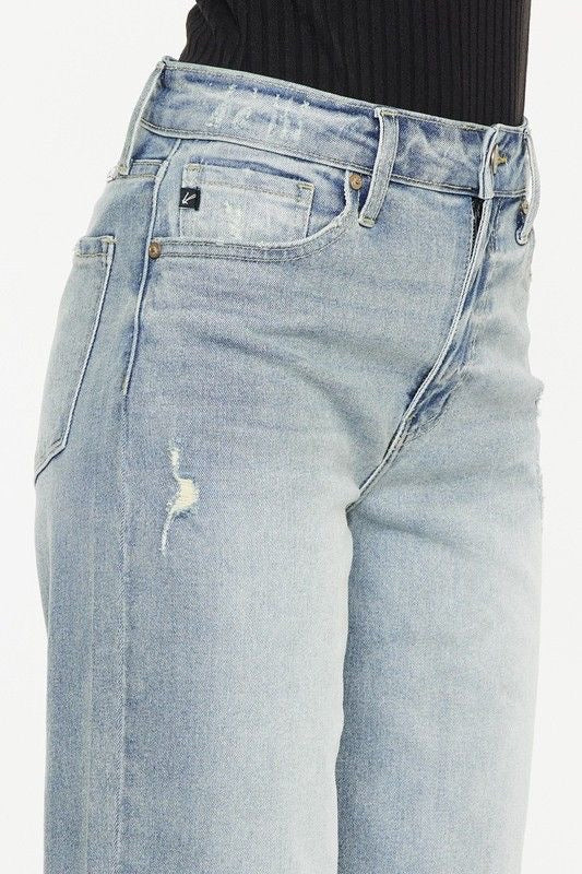 KanCan Lightwash Wide Leg Jeans sold by A Velvet Window
