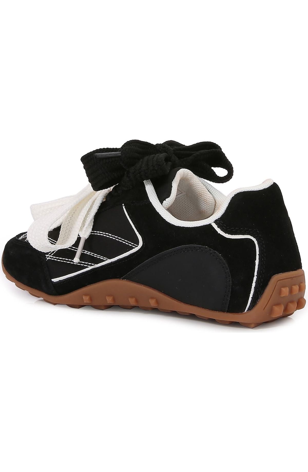 Double Ribbon Lace Up Sneaker sold by A Velvet Window