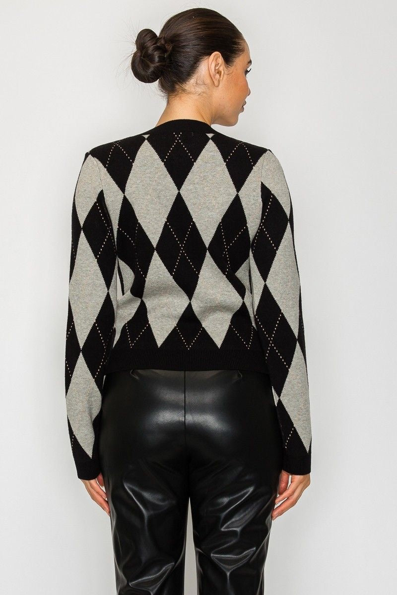 Argyle Sweater sold by A Velvet Window
