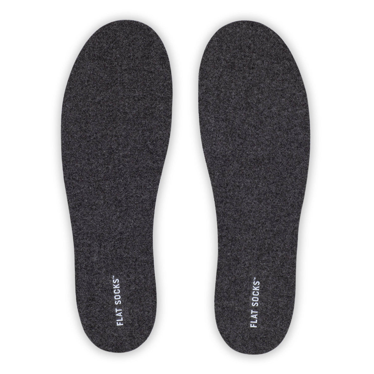 Dark Heather Grey FLAT SOCKS