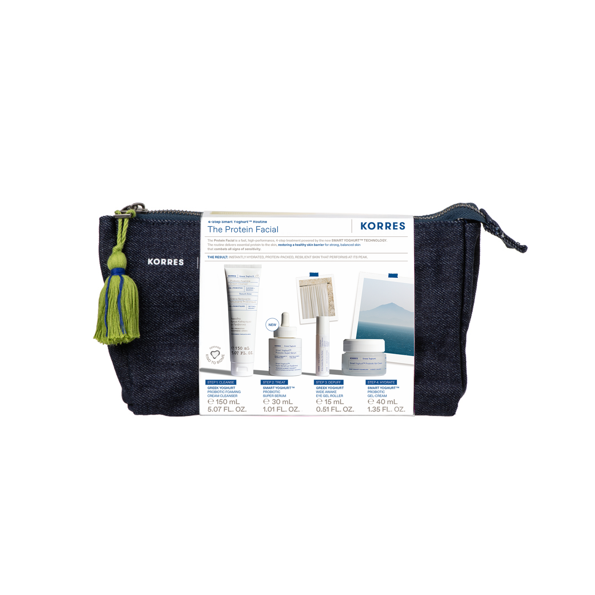 Korres Protein Facial Kit sold by A Velvet Window