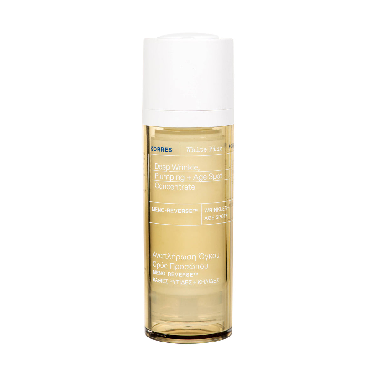 Korres White Pine Meno-Reverse™ Deep Wrinkle, Plumping + Age Spot Concentrate sold by A Velvet Window