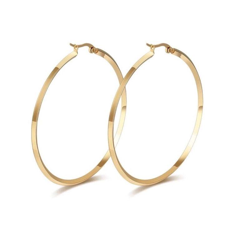 Sahira Jewelry Zoey Hoop Earrings sold by A Velvet Window