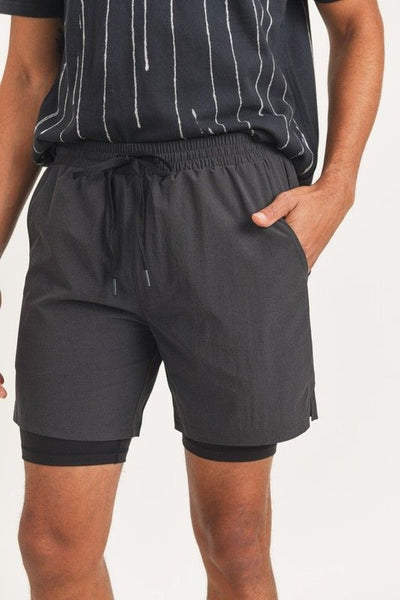 MEN'S Lined Active Drawstring Shorts