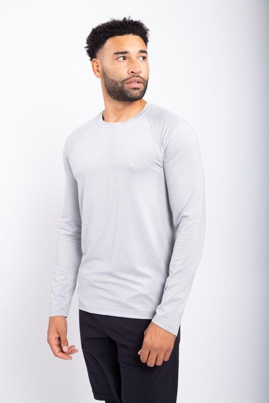 MEN'S Long Sleeve Micro-Perforated Active Tee sold by A Velvet Window