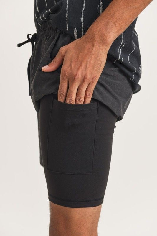 MEN'S Lined Active Drawstring Shorts sold by A Velvet Window